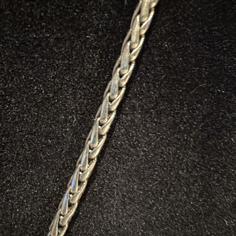 Brighton Bibi Sterling Silver Plated Heart Pendant 16-18” Necklace - Picture 7 of 8